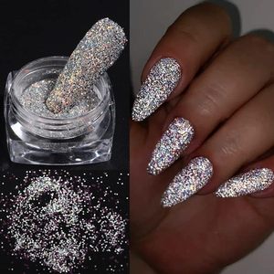 Poudre de paillettes réfléchissante, poudre de diamant pour ongles, pigment brillant effet sucre pour trempage des ongles, fournitures pour nail art, vernis gel et artisanat - Product Image 5