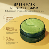 Masque pour les yeux en hydrogel biologique apaisant à étiquette privée pour les yeux gonflés et les cernes