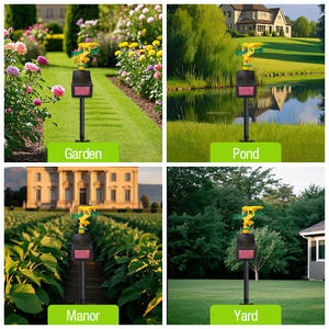 เครื่องไล่สัตว์ด้วยแสงอาทิตย์สำหรับใช้ในสวนแมวสุนัขจิ้งจอกไล่กวางไล่สัตว์ด้วยแสงอาทิตย์ - Product Image 6