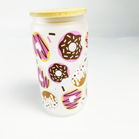 Conception personnalisée autocollant de transfert étanche haute adhérence logo impression hologramme UV DTF autocollants pour 16oz 20oz 24oz tasses