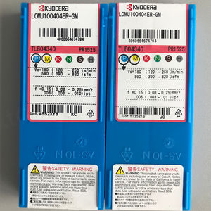 เม็ดมีดกลึงโลหะผสมทังสเตนคาร์ไบด์ LOMU100404ER-GM PR1525 สำหรับเครื่องกลึง CNC ยี่ห้อ Kyocera ผลิตโดย OEM ขนาด 25 มม. รูปทรงหลายเหลี่ยม เคลือบ PCD/PCBN แข็งพิเศษ - Product Image 5