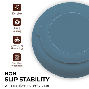 Custom BPA Free <b>Silicone</b> Pet Slow Lick Bowl Anxiety Relief Lick <b>Mat</b> Bowl Non Spill Suction Cup Cat Dog Pet Bowls - Product Image 4