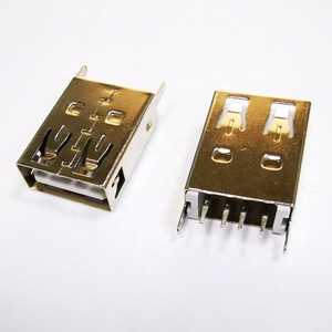 Chất lượng cao <span class=keywords><strong>USB</strong></span> 2.<span class=keywords><strong>0</strong></span> 4pin một loại Nữ Ổ cắm đầy đủ SMD G54 2 chân jack 90 độ truyền dữ liệu sạc cổng kết nối <span class=keywords><strong>USB</strong></span> - Product Image 4