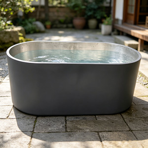 Baignoire en acier inoxydable ICEMEND, vente directe usine, pour bain de glace, thérapie par immersion froide, avec refroidisseur d'eau pour la récupération - Product Image 6