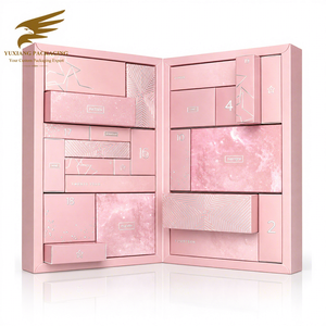 Boîte <span class=keywords><strong>de</strong></span> <span class=keywords><strong>calendrier</strong></span> <span class=keywords><strong>de</strong></span> <span class=keywords><strong>l</strong></span>'<span class=keywords><strong>Avent</strong></span> vide personnalisée tendance, boîte à bougies parfumées <span class=keywords><strong>de</strong></span> <span class=keywords><strong>l</strong></span>'<span class=keywords><strong>Avent</strong></span>, boîte cadeau <span class=keywords><strong>de</strong></span> Noë<span class=keywords><strong>l</strong></span> en papier, emballage cadeau pour lingerie féminine - Product Image 1
