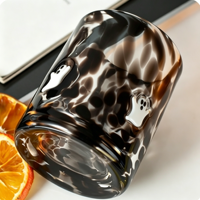 Hittebestendige BPA-vrije glazen tumblers met fruitmotief, promotionele cadeau, Boheemse stijl, bedrukt, cocktailglazen, voor keuken en feestjes