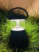 Lanterne de camping rechargeable avec haut-parleur sans fil AirPlay, lumière LED RGB et son surround pour utilisation en extérieur et en intérieur - Cadeau de voyage