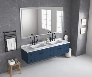 72x36 inch kính Led Gương phòng tắm hiện đại với đèn nền phía trước treo tường Vanity gương chống sương mù Bộ nhớ vô cấp Dimmable - Product Image 6