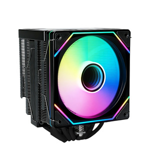 Ventilador de Refrigeración para CPU de Aluminio Popular con 6 Tubos de Calor, Pantalla de Temperatura, PWM, LED Completo para Juegos de Alta Eficiencia - Product Image 2