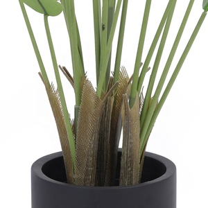 OH ARTS Planta Artificial de Ave del Paraíso, Hojas Tropicales de Palma del Viajero para Interiores, Decoración para el Hogar y Sala de Estar - Product Image 5