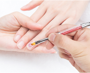 Ensemble de stylos pousse-cuticules et pinceaux à ongles 2-en-1 avec manche diamanté, outil de manucure pour la peinture au gel, idéal pour les salons - Product Image 6