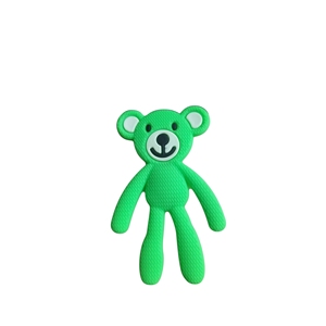 Broche de Oso de Goma 4.5x3.0 cm, PVC Suave, Impermeable, Accesorio para Ropa y Bolsas Infantiles - Product Image 2