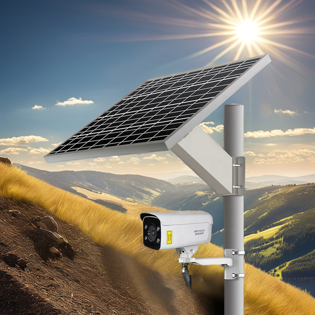 Solar Energy System with 80w Solar Panel 40ah Battery Solar Panel Power Station for Powering Cctv Camera Ptz Bullet 12v