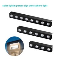 Nouvelles lampes murales LED solaires d'extérieur, blanc chaud, à fixer au mur pour l'éclairage des cours et des enseignes de magasins - Vente en gros disponible