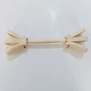 Instrumento de percusión Orff, aplaudidores de madera de doble cabezal, material didáctico musical profesional para educación musical en guarderías - Product Image 4