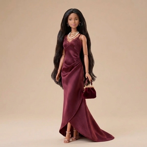 Poupée de mode afro-américaine haut de gamme <span class=keywords><strong>avec</strong></span> articulations mobiles, <span class=keywords><strong>maquillage</strong></span> fait main, accessoires de poupée haut de gamme, prête à être expédiée - Product Image 1