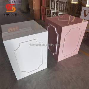 Soportes Elegantes para Tartas de PVC Blanco, Modernos, Clásicos y Sencillos, para Decoración de Bodas, Fiestas y Baby Showers - Product Image 2