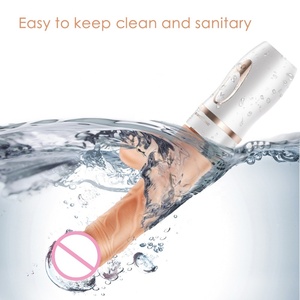 Realista pene artificial empuje tonto vibrador pene consolador juguetes sexuales para mujer - Product Image 3