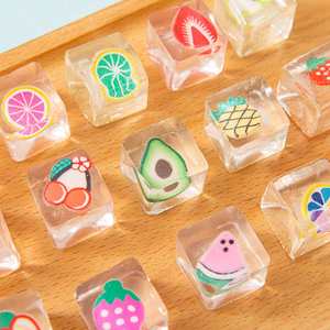 Juguete Personalizado - Mini Cubo de Hielo de Frutas para Apretar - Antiestrés y Sensorial para Niños - Juguete Mochi - Product Image 2