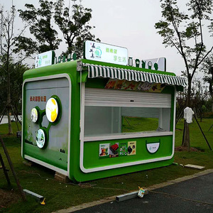 Quiosco de comida metálico para exteriores con puerta enrollable para uso comercial - Product Image 3