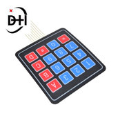 Teclado de matriz/matriz 4x4, 16 teclas, membrana de interruptor, para arduino 4X4