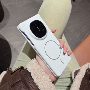 Coque de téléphone adaptée pour Huawei MateX6, coque rigide magnétique ultra-fine mate de couleur unie pour MateX5 - Product Image 1