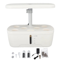 Système hydroponique et aquaponique électronique pour petits pots de plantes et légumes d'intérieur