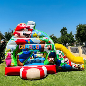 Venta al por mayor en colores pastel Jumper and Slide Combo Bouncer Inflable con gran precio - Product Image 5