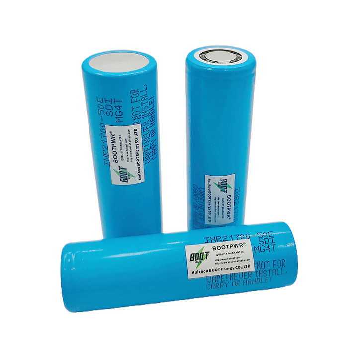 INR21700 50E 3.6V 5000mAh Lithium Ion Battery Cell 21700 50E 3.6V ...