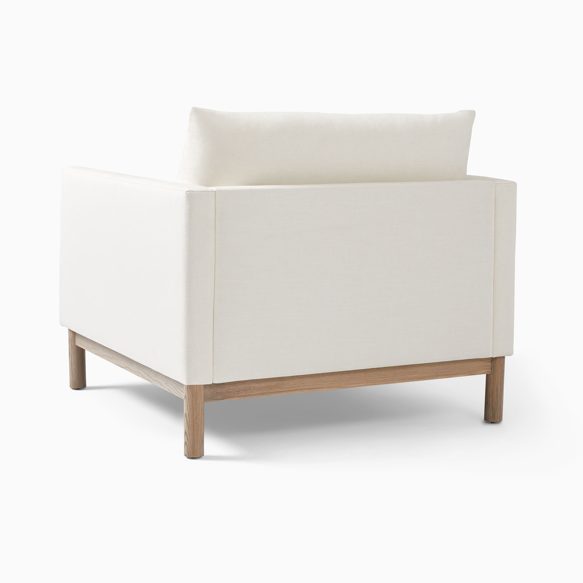 Luxury relax leisure home furniture modern armchair single sofa living room chair with wood base