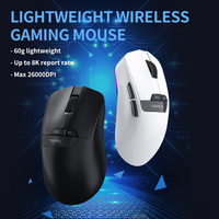 Écran spectacle logiciel de souris sans fil rechargeable Double 8Khz accessoires de jeu PC 2.4G Triple Modes souris de jeu