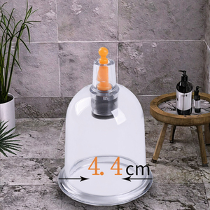 Ventosas de Plástico de Alta Calidad DIVIED INTERNATIONAL con Bomba de Succión, Certificación CE Clase I para Uso en Todo el Cuerpo, 4CM - Product Image 2