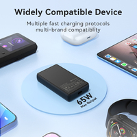 Nouveau GaN 65W CE FCC UL UKCA SAA PSE chargeur 65W PD charge rapide universel US UK EU prise USB chargeur mural de voyage adaptateur
