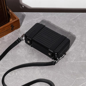 Nuova Borsa a <span class=keywords><strong>Tracolla</strong></span> Trendy in Stile Vintage con Cinghia in <span class=keywords><strong>Pelle</strong></span> PU e Custodia Rigida in Plastica per <span class=keywords><strong>Uomo</strong></span>, Semplice Mini Borsa a Spalla Singola - Product Image 3