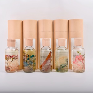 <strong>High</strong> <strong>Quality</strong> 250ml Flameless Scented Essential Oil Candle Permanent Flower for <strong>Reed</strong> <strong>Diffuser</strong> for Hotel Bathrooms Living Glass - Product Image 2