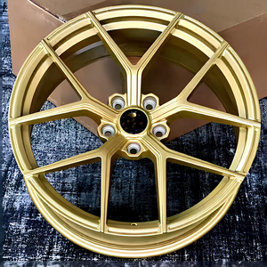 Jantes forgées concaves sportives pour voiture, <span class=keywords><strong>à</strong></span> 5 branches, bronze, type I-Beam, 17 18 19 20 21 22 pouces, entraxes 5x120 5x114.3 5x112 5x130, pour Mustang - Product Image 3