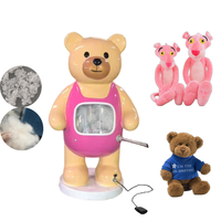 Tragbare Teddybär-Füllmaschine: Abdeckung für Build-a-Bear-Stofftiermaschine, Spielzeugfüllmaschine für Partys und Einkaufszentren