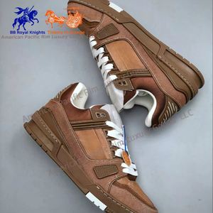 Baskets de sport de luxe pour hommes de marque célèbre, haute qualité, pour la course et la marche, tendance mode à lacets Lvs - Product Image 2