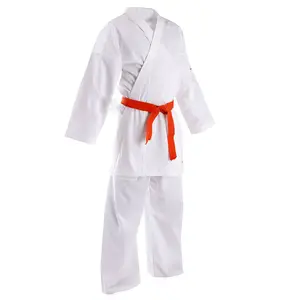 Witte katoenen polyester karate pak voor beginner