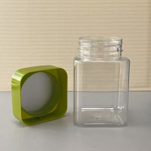 180ml 370ml 750ml trẻ em kháng vuông lọ nhựa bổ sung vuông gummy vitamin chai Bao bì với nắp vuông - Product Image 2