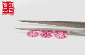 Diskon besar potongan <span class=keywords><strong>marquise</strong></span> warna merah muda longgar batu permata zirkonia kubik - Product Image 2