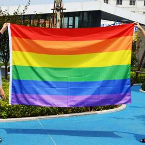 3x5ft 90x150cm Buena calidad Impresión digital 100D Poliéster Uso al aire libre Orgullo Bandera personalizada - Product Image 3