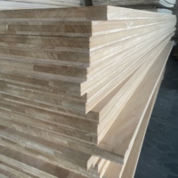 Panel Kayu Poplar Karbonisasi 3 Lapis Stabilitas Tinggi untuk Inti Pintu Lemari Dapur dan Kamar Mandi