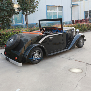 Voiture électrique vintage classique de haute qualité à 2 places, voiture de club vintage pour adultes, voiturette de golf, mini voitures rétro, véhicule de tourisme Fiat - Product Image 1