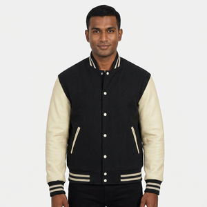 Cotton Jacket Letterman Jacket Baseball Varsity Baseball <b>Man</b> Jackets - Product Image 1