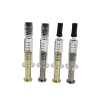 Seringues en verre borosilicaté Luer Lock de 10 ml, 1 ml, 2 ml, 3 ml pour distillat d'huile