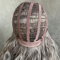 Perruque de cheveux synthétiques ondulés longs et bouclés de 28 pouces, perruques de cheveux synthétiques blonds de 70cm pour femmes, perruques de cheveux en fibre haute température