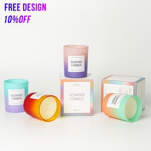 Tùy chỉnh thiết kế dễ thương màu hồng tùy chỉnh hộp nến bao bì gấp Hộp giấy carton - Product Image 1