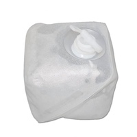 Sanjie 3l 5l 10l 20 litres Distributeur de liquide en plastique avec robinet, Cubitainer pliable, Sac en boîte, Bib Bag