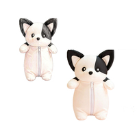Étui à crayons en peluche moelleux, motif personnalisé, porte-stylo en peluche kawaii, boîte de rangement, qualité supérieure, usine de Yangzhou, OEM ODM
